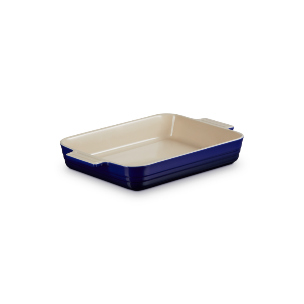 32cm Rectangular Dish, Indigo