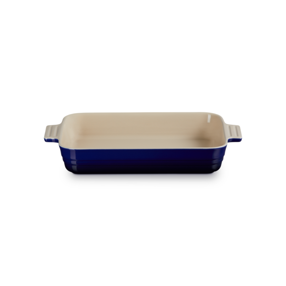 32cm Rectangular Dish, Indigo