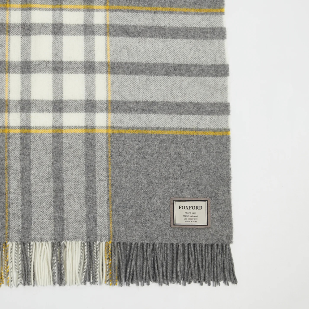 Liath Lambswool Throw