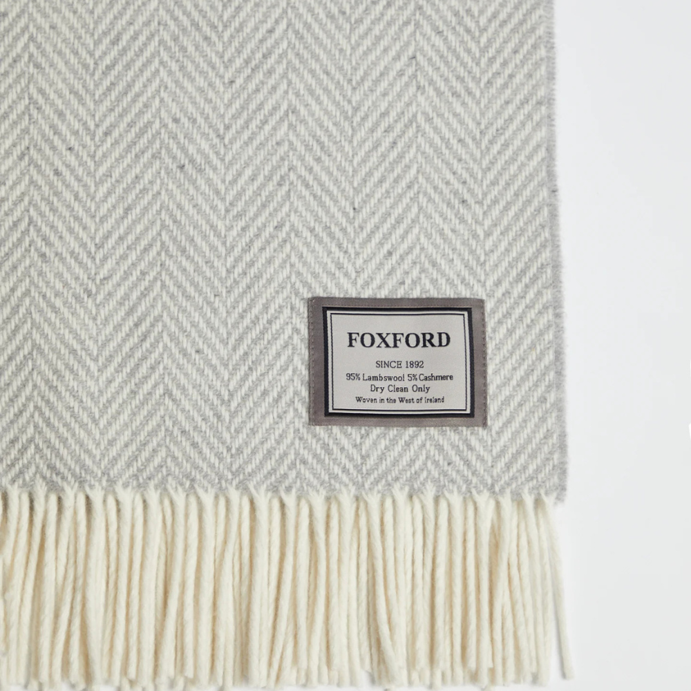 Clare Island Cashmere and Lambswool Throw