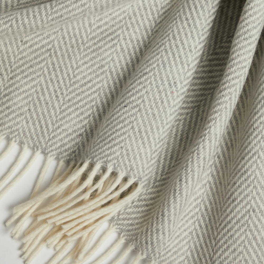 Clare Island Cashmere and Lambswool Throw