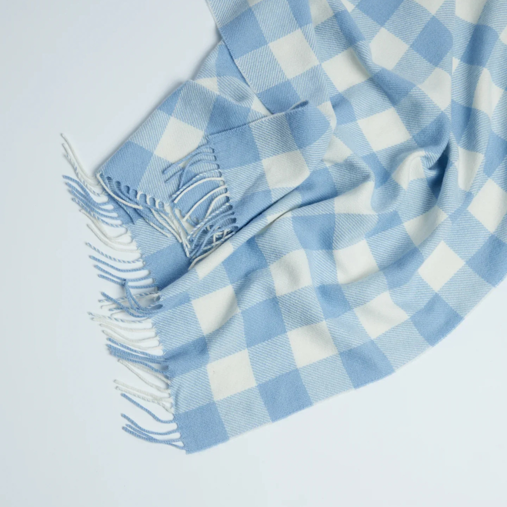 Foxford Blue Blanket Check