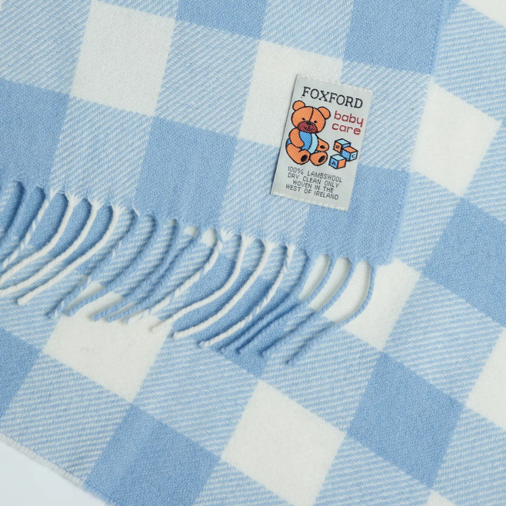 Foxford Blue Blanket Check