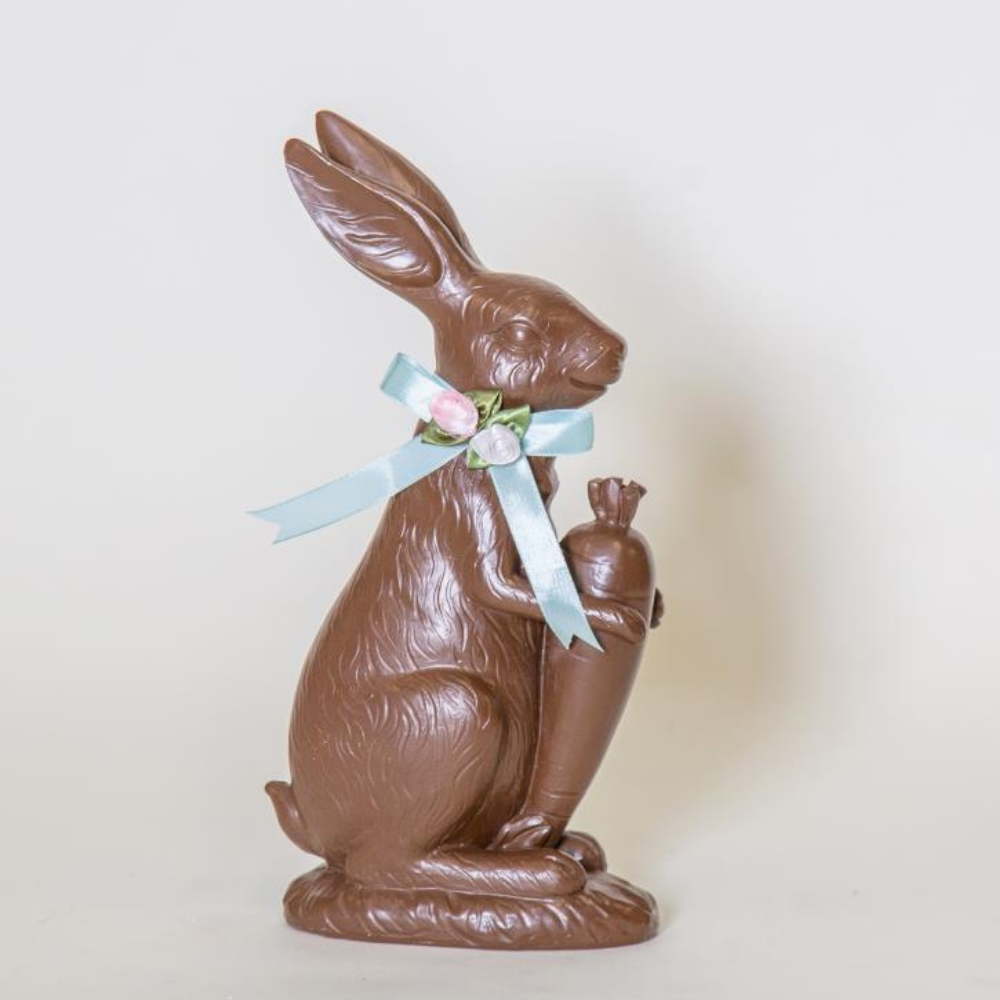 Chocolate Bunny with Carrot Boy