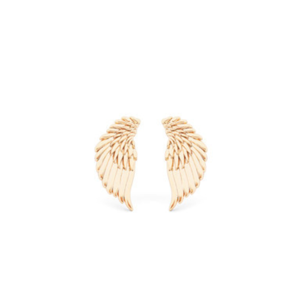 Angel Wings Earrings Gold
