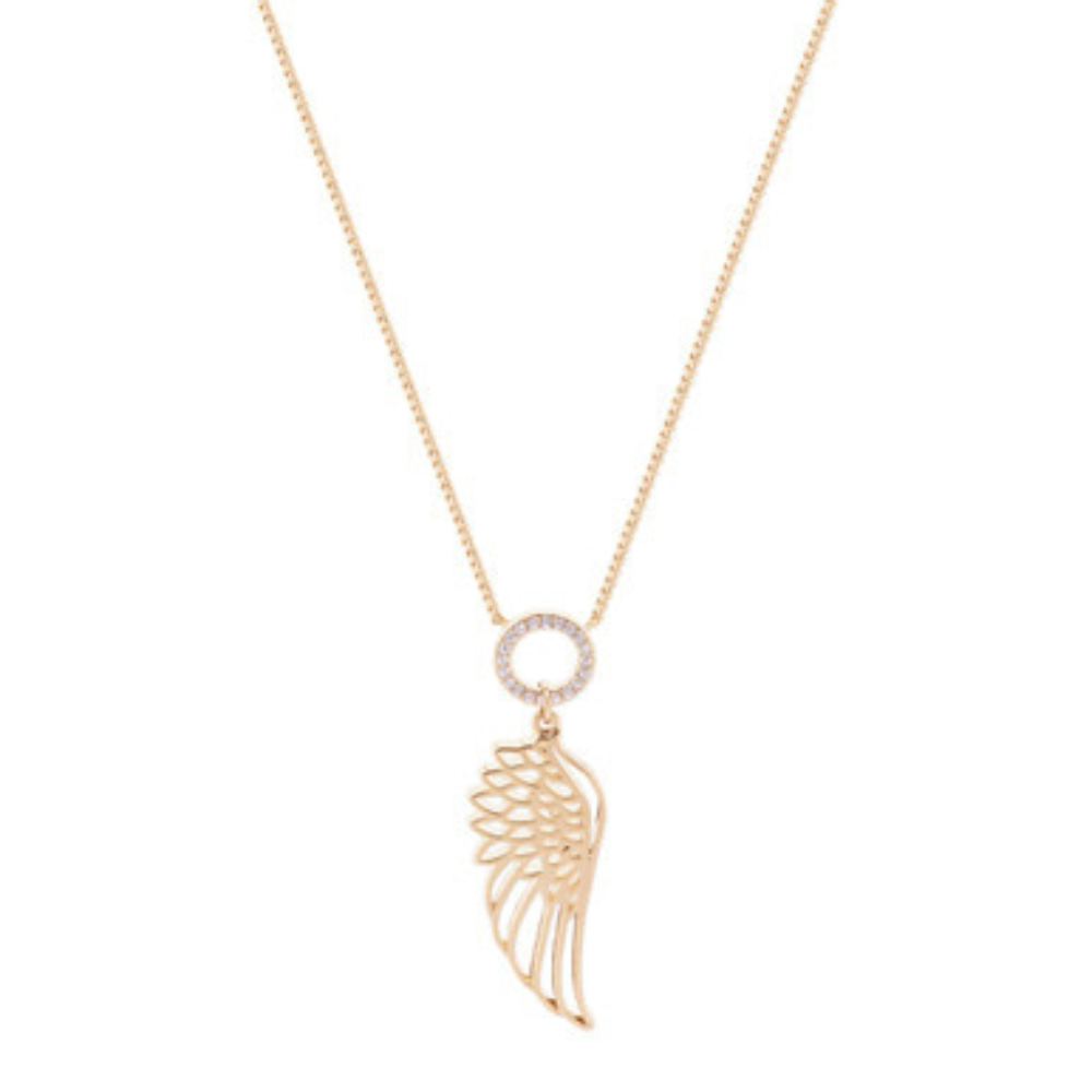 Angel Wings Necklace Gold