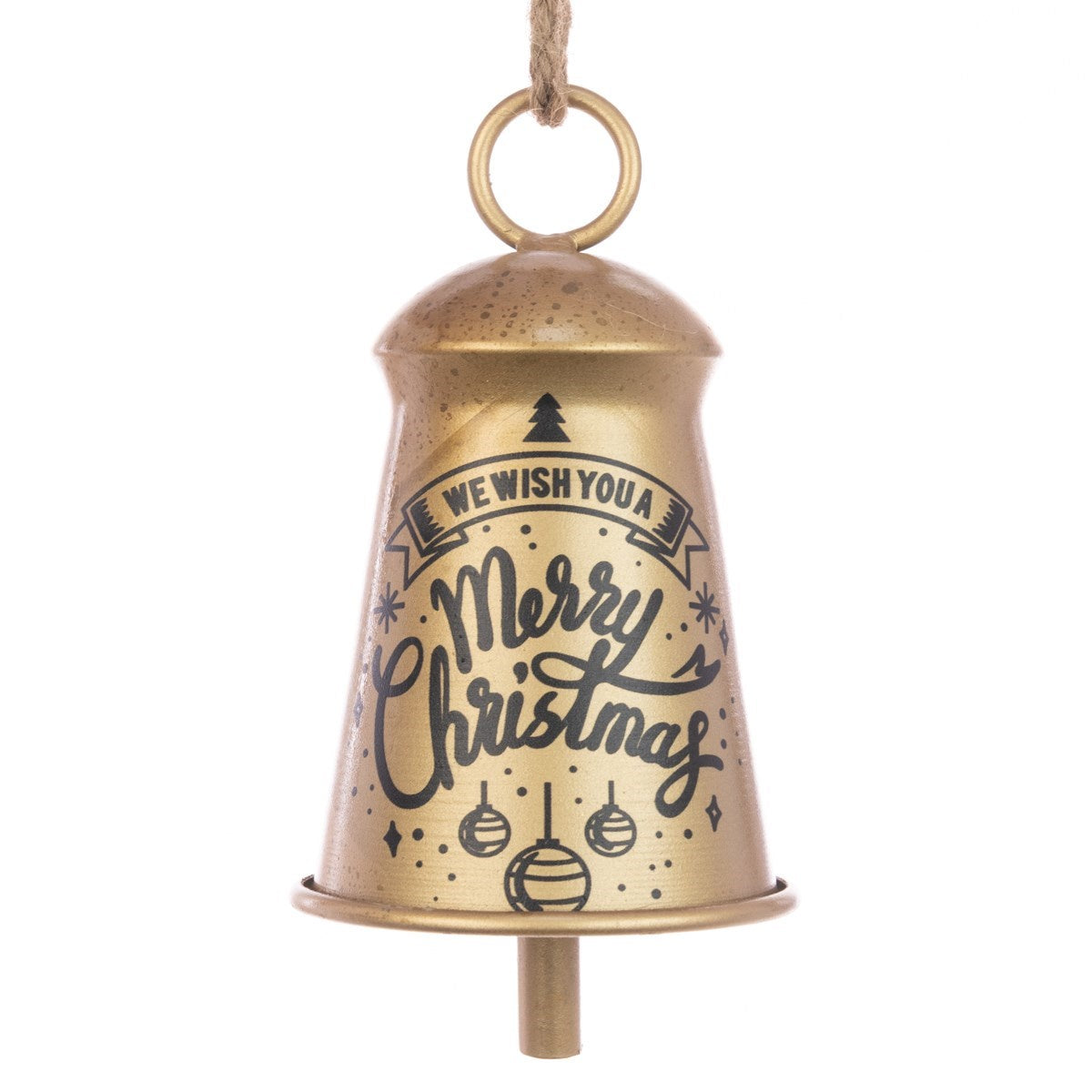 Metal Merry Christmas Bell Large