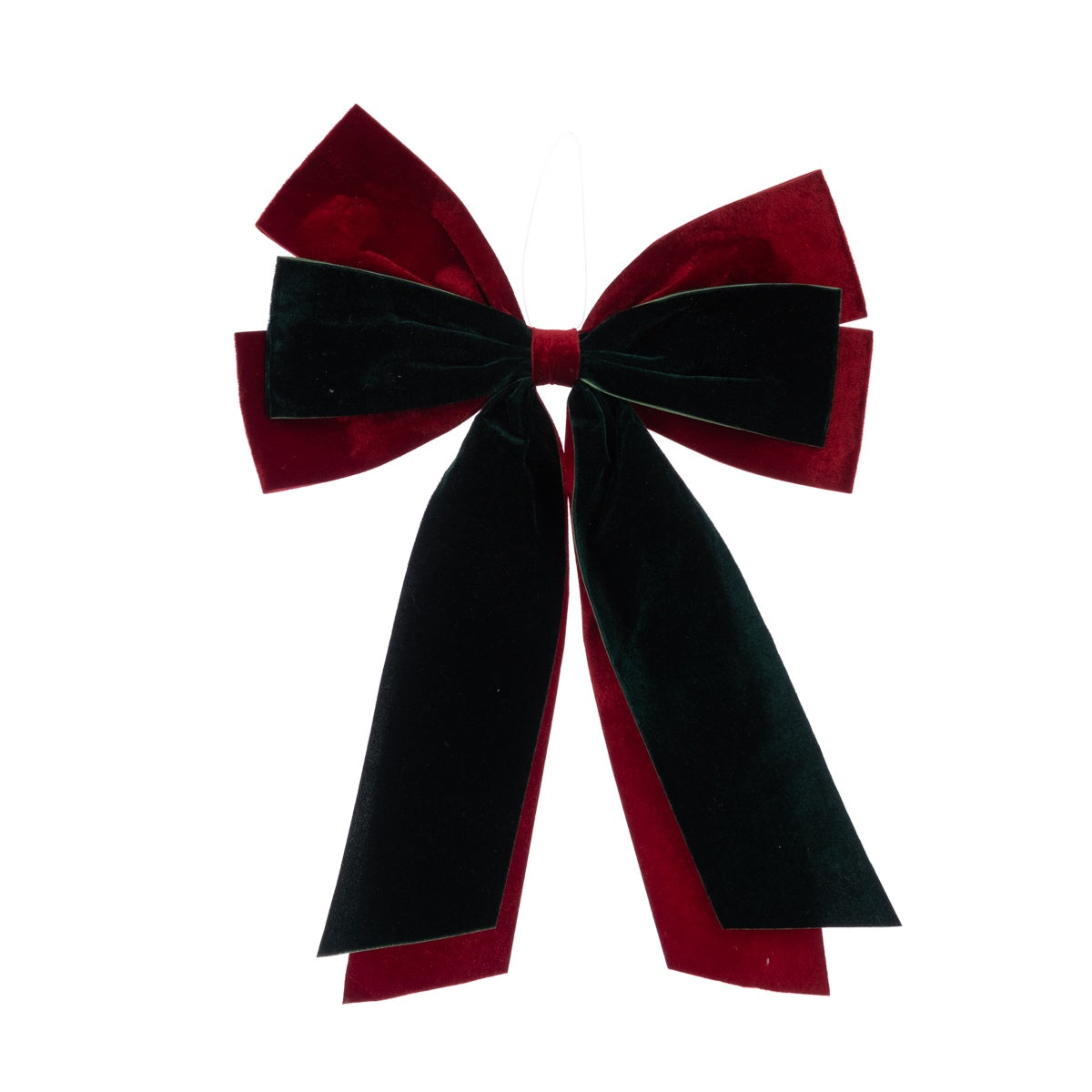 Red Velvet Mixed Bow 51cm