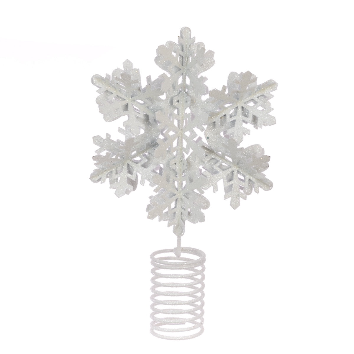 Glitter Snowflake Tree Topper