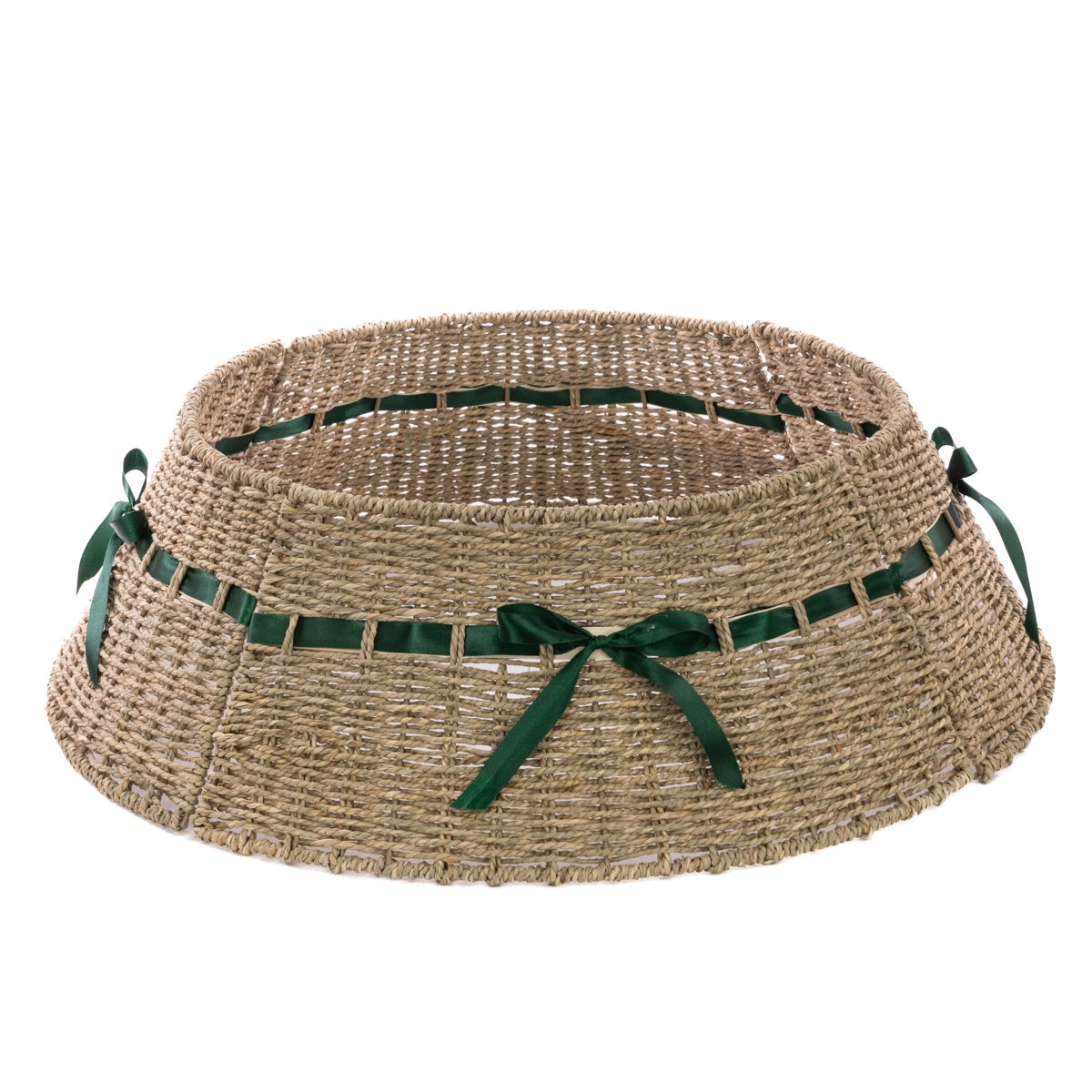 Seagrass Tree Skirt W/Ribbon