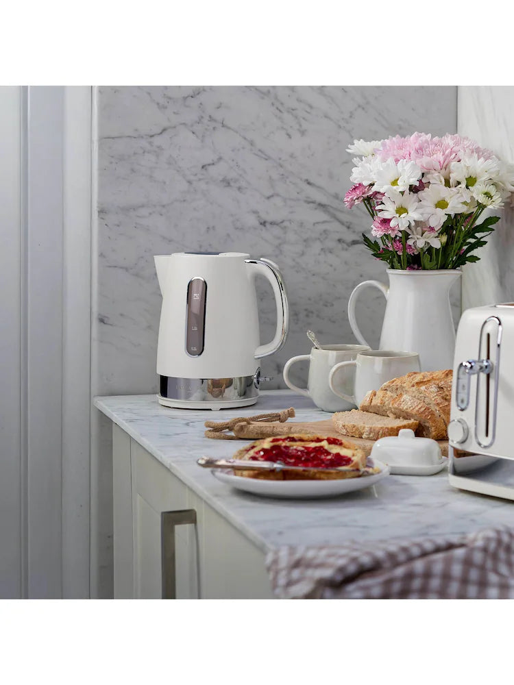 Laura Ashley Cotton White Kettle