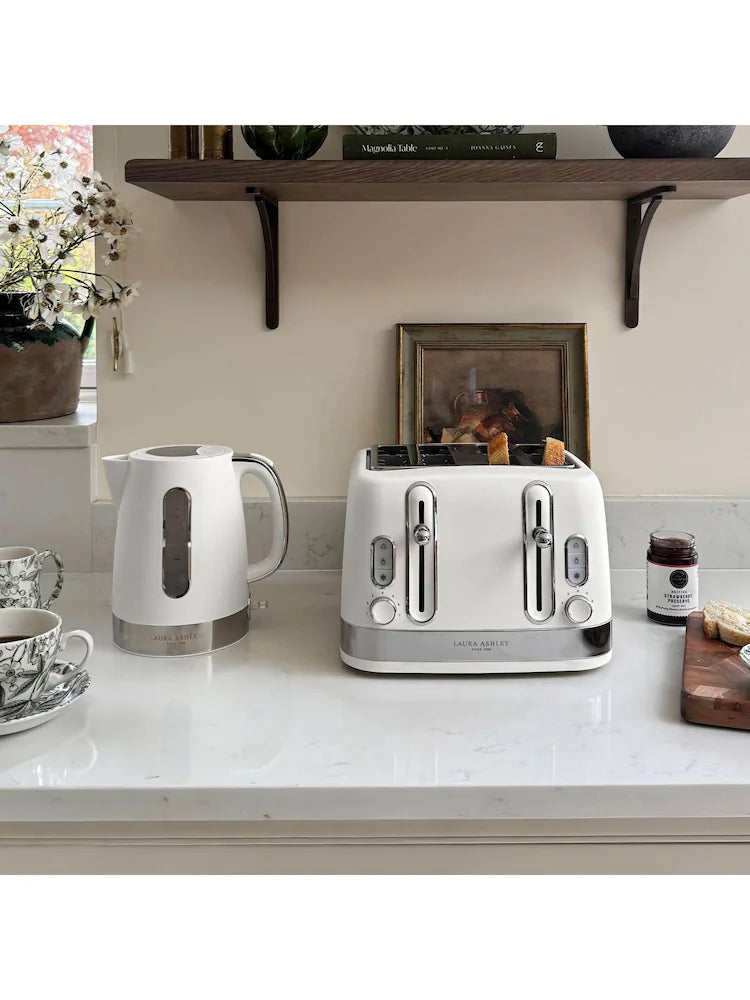 Laura Ashley Cotton White Kettle