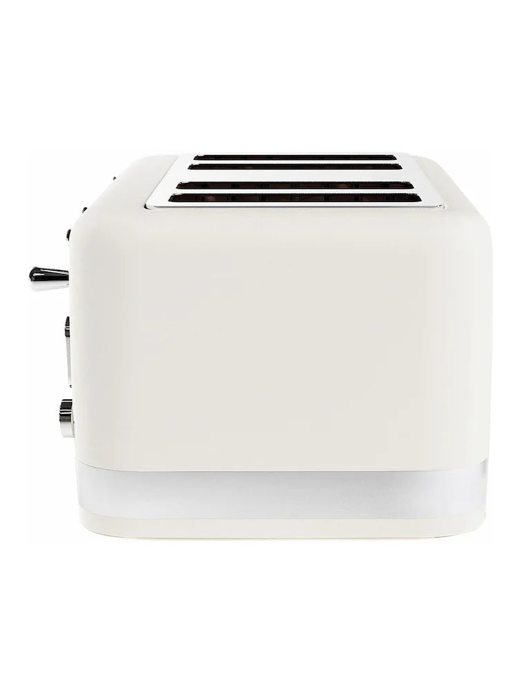 Laura Ashley Cotton White 4 Slice Toaster