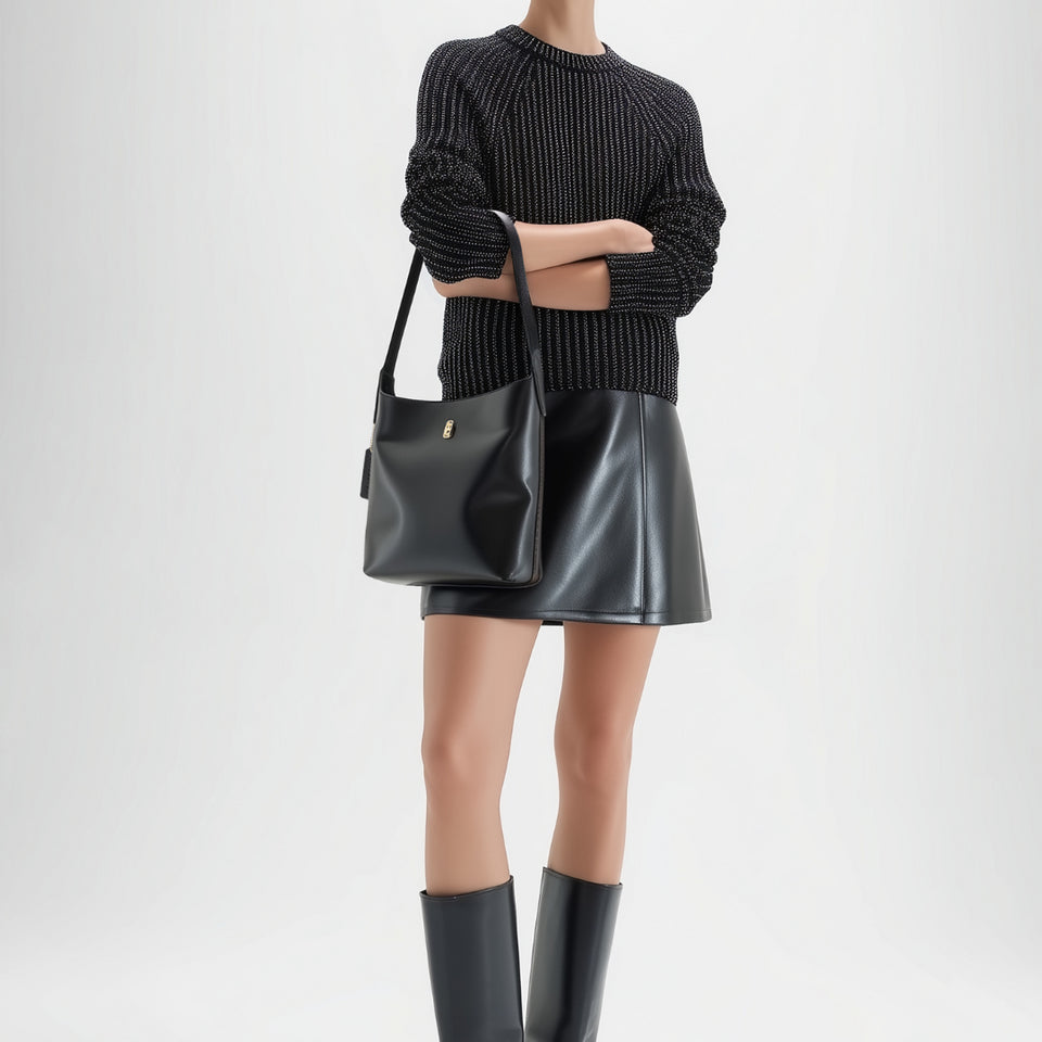 Amore Shoulder Bag, Black