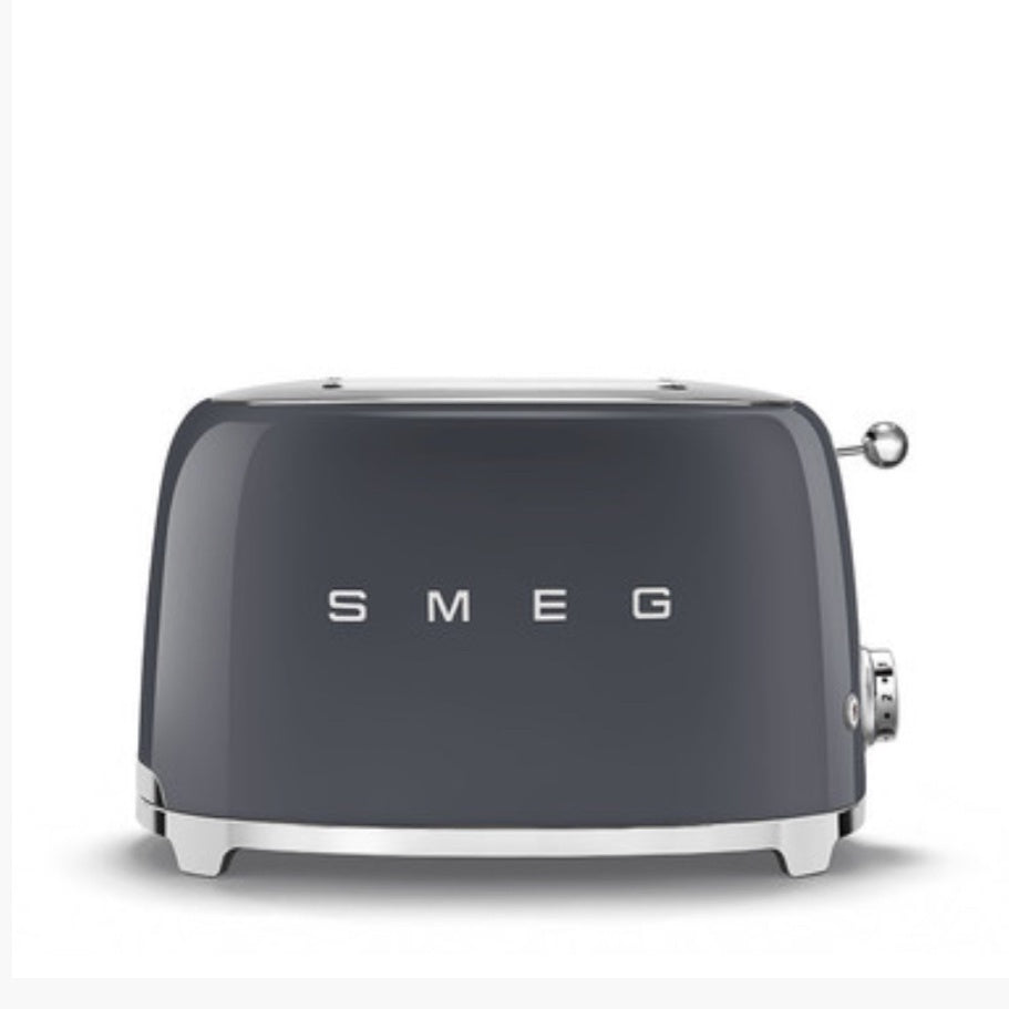 Smeg 2 Slice Toaster - Slate Greay