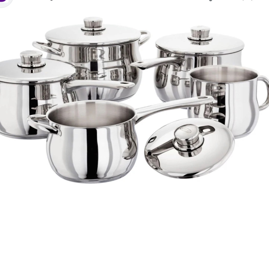 Stellar Classic Deep 5 Piece Saucepan Set