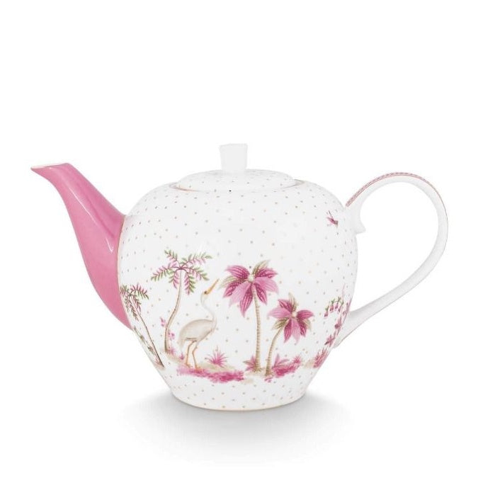Teapot Jolie Dots Gold Pink