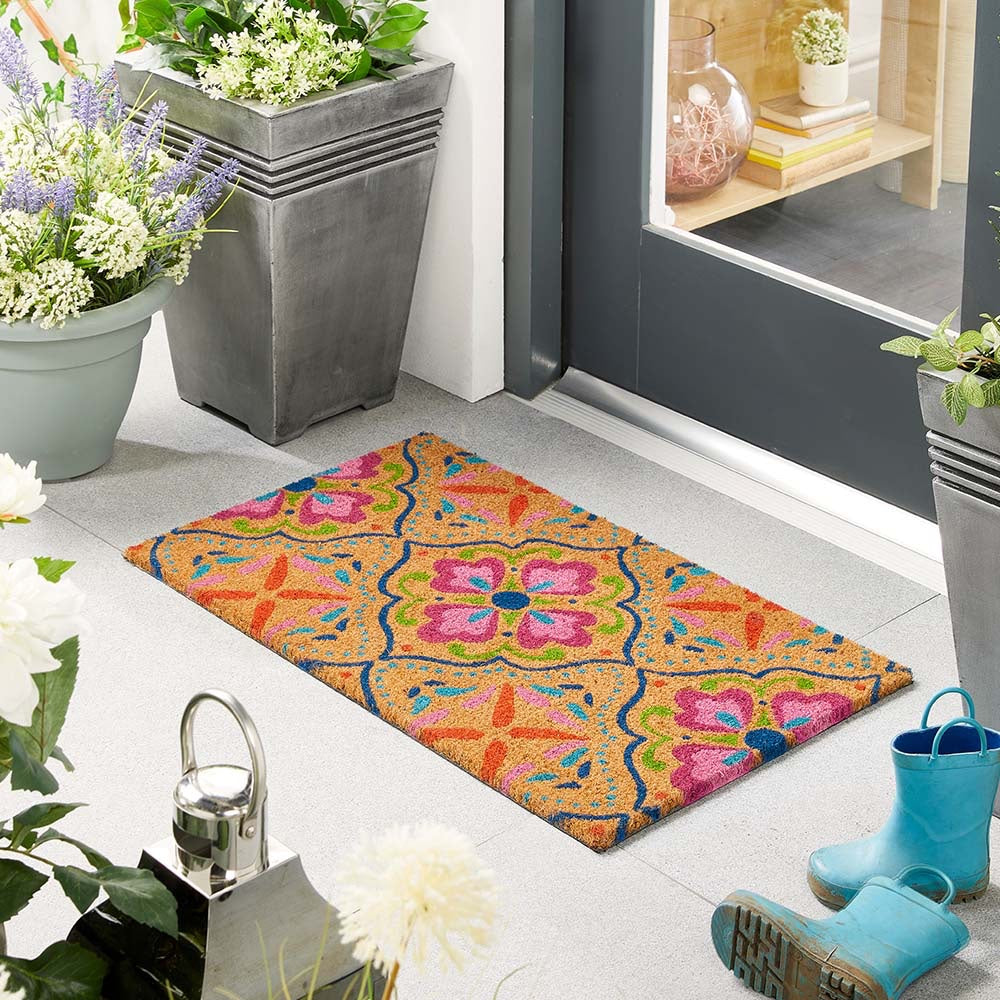 Bright Tile Coir Mat