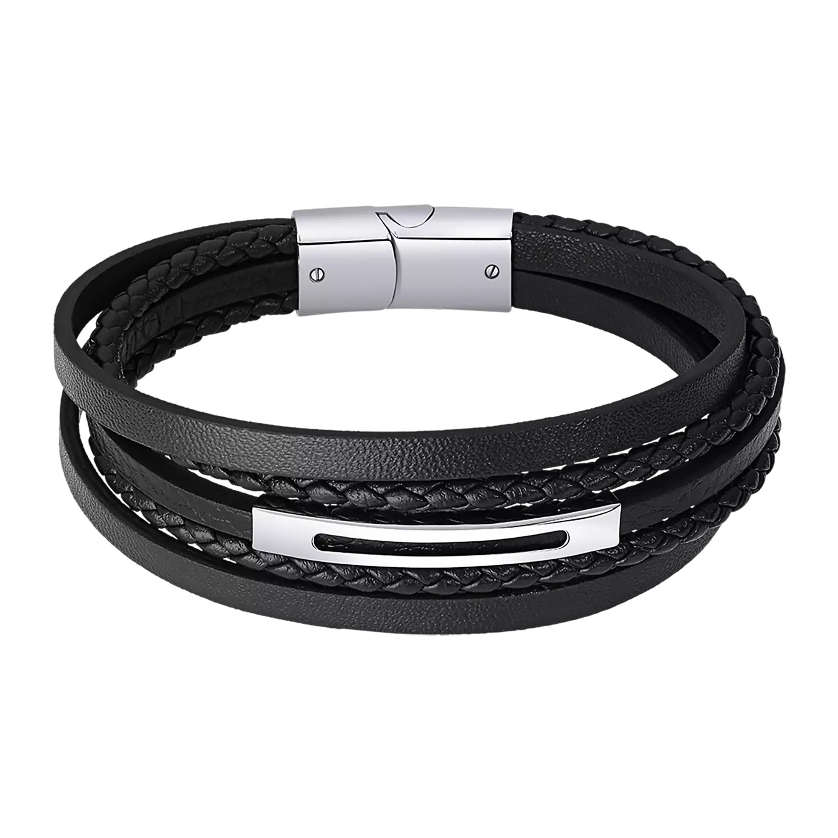 LOTUS STYLE MEN'S LEATHER BRACELET LS2145-2/3