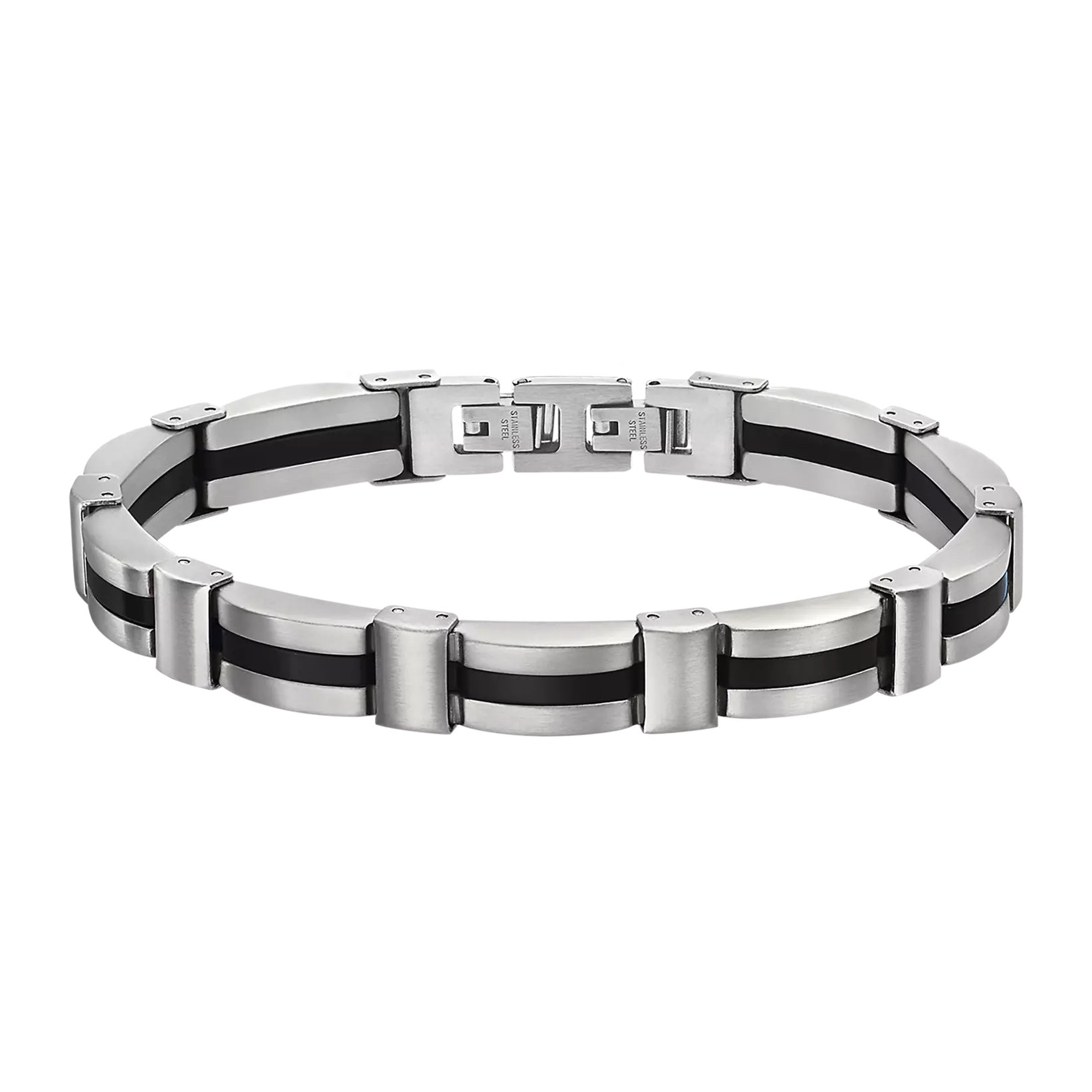 LOTUS STYLE MEN'S STAINLESS STEEL BRACELET MEN IN BLACK LS1876-2/2