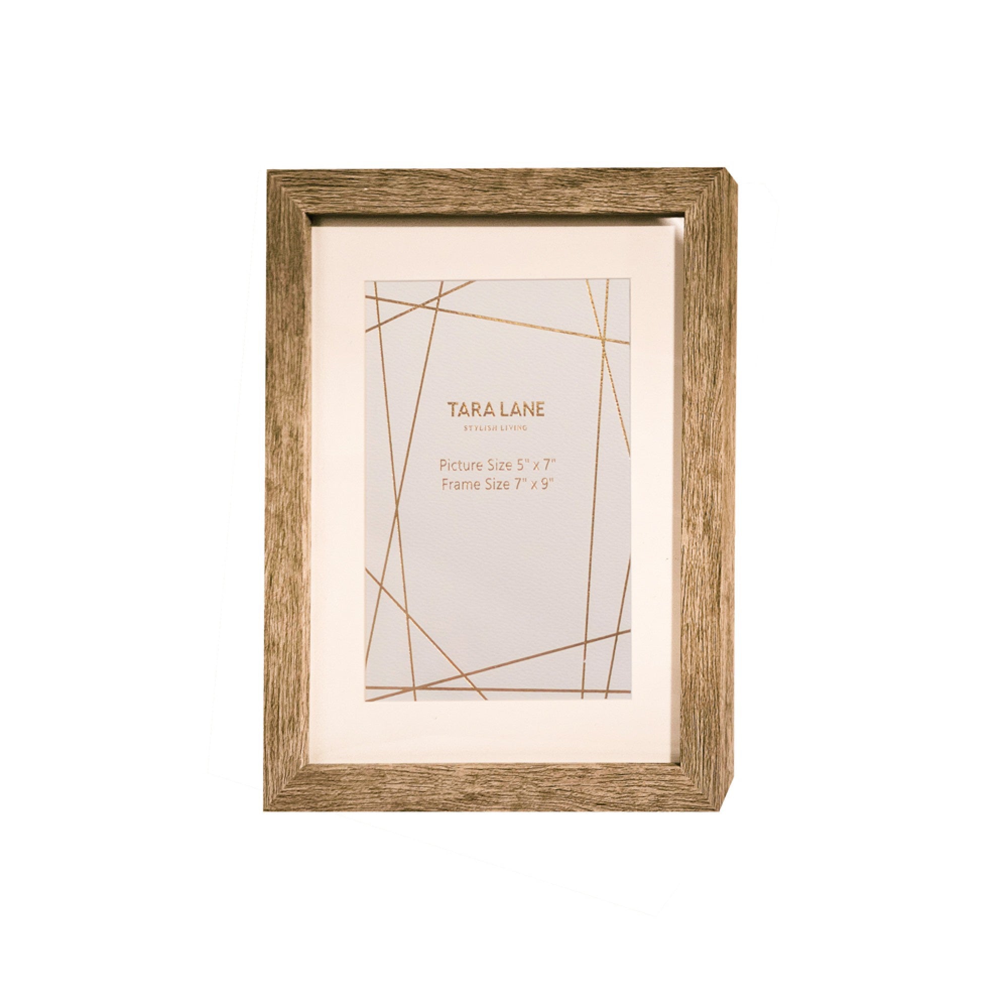 Gallery Photo Frame 5 x 7, Rustic Oak
