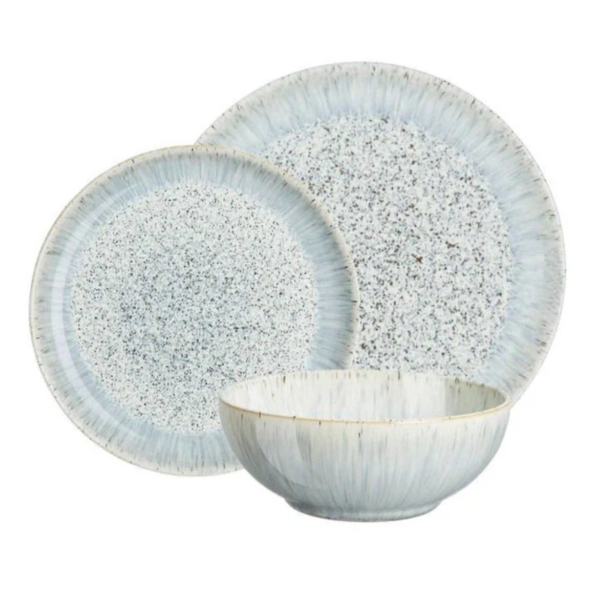 Denby Halo Speckle 12 Piece Couple Set