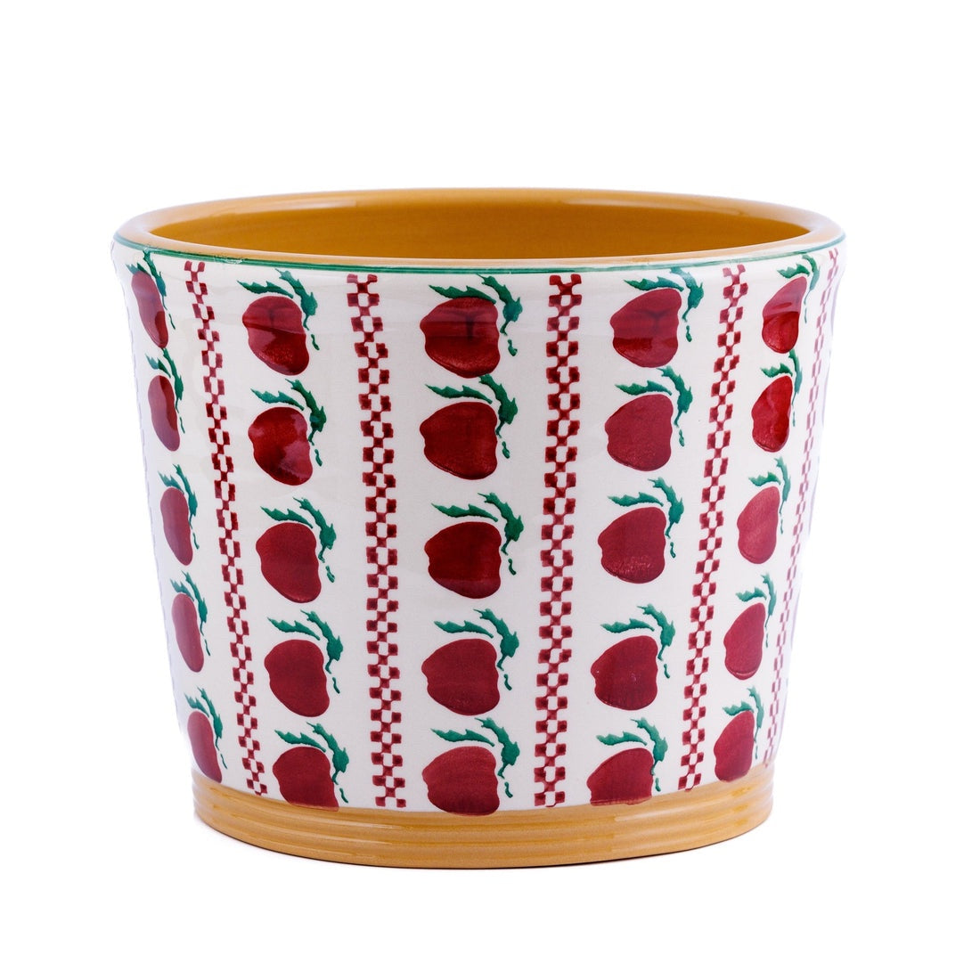 Large Cache Pot Indoors, Apple