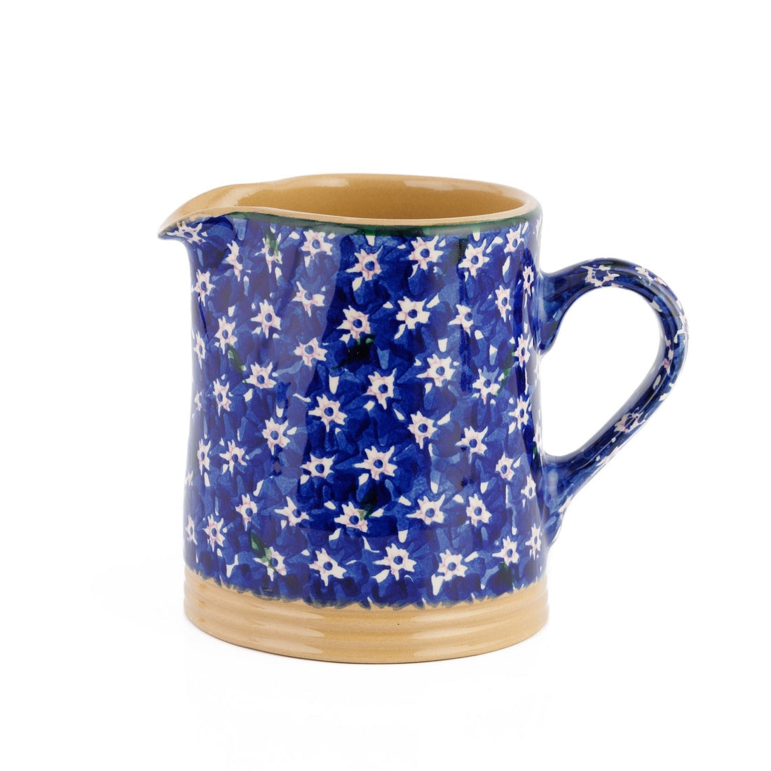 Small Cylinder Jug, Dark Blue Lawn