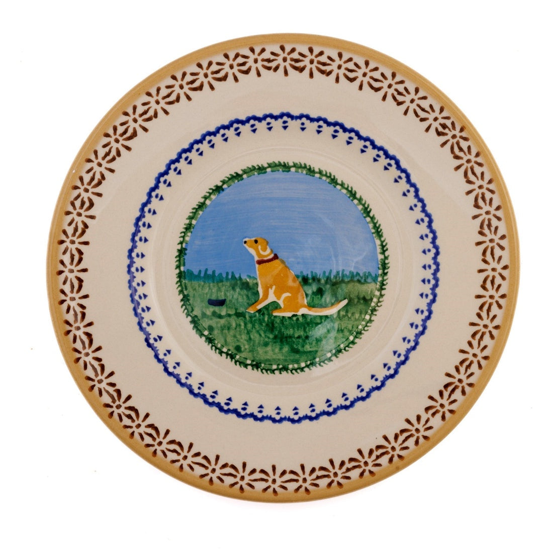Side Plate, Landscape, Dog