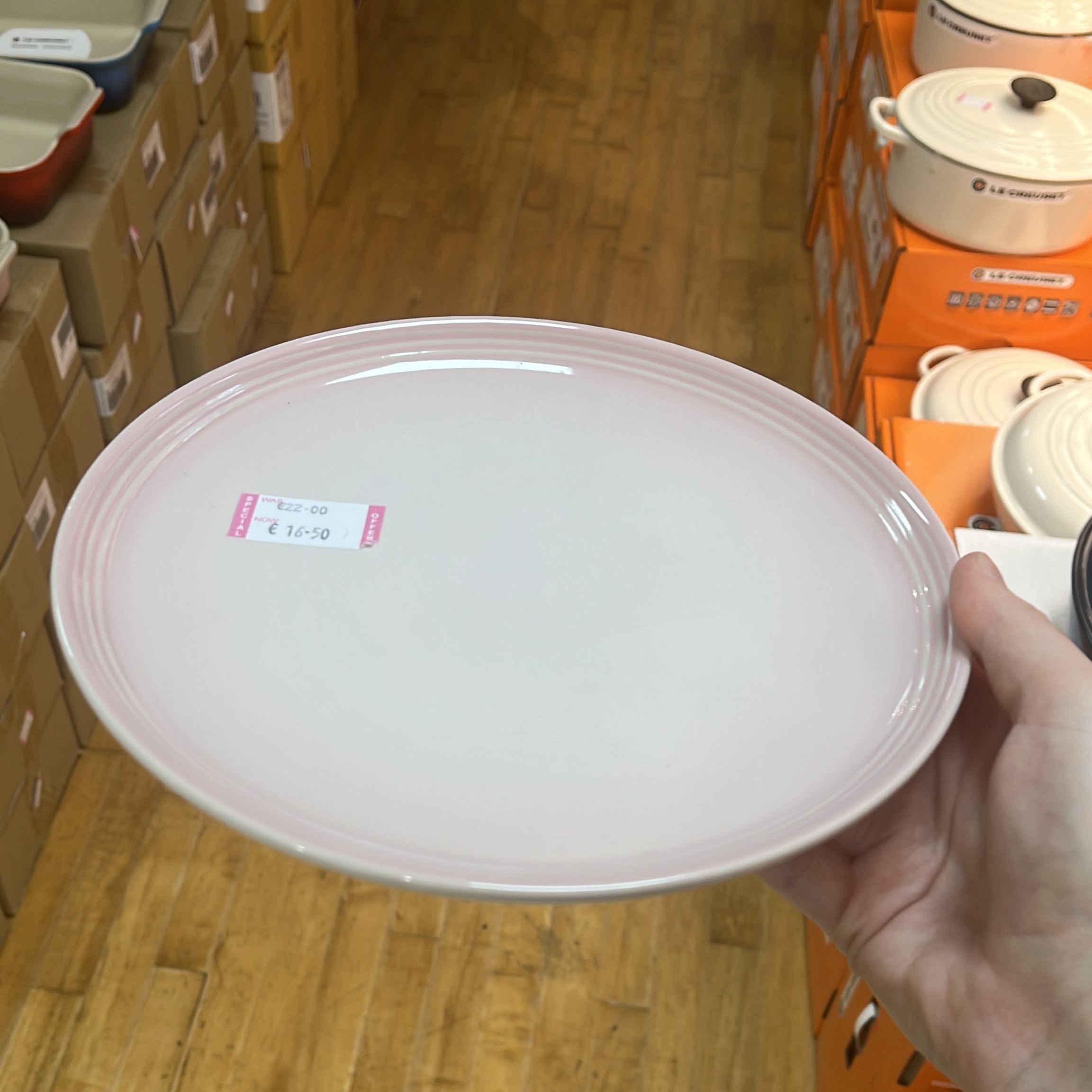 Salad Plate, Shell Pink