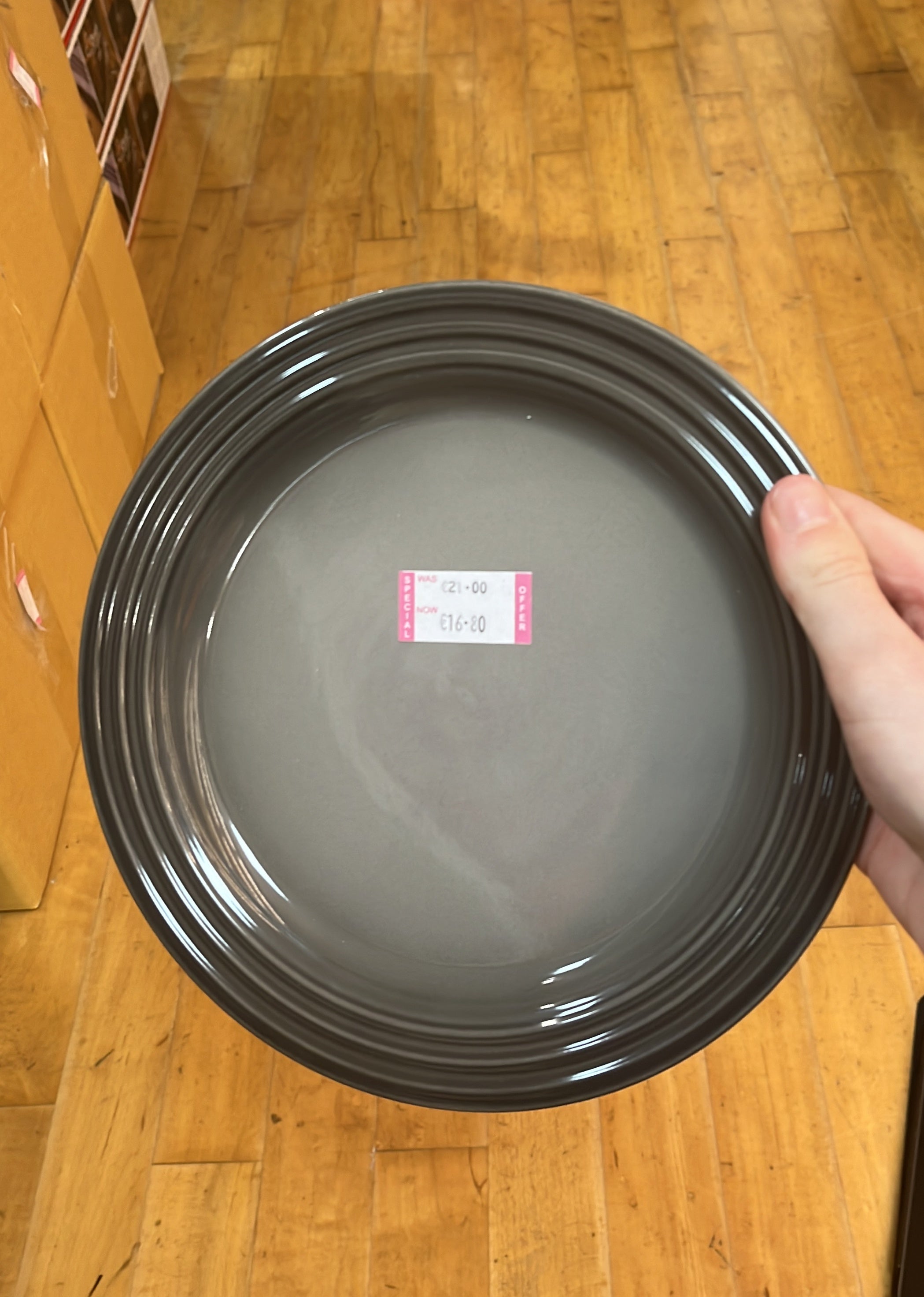 22cm Salad Plate,  Flint