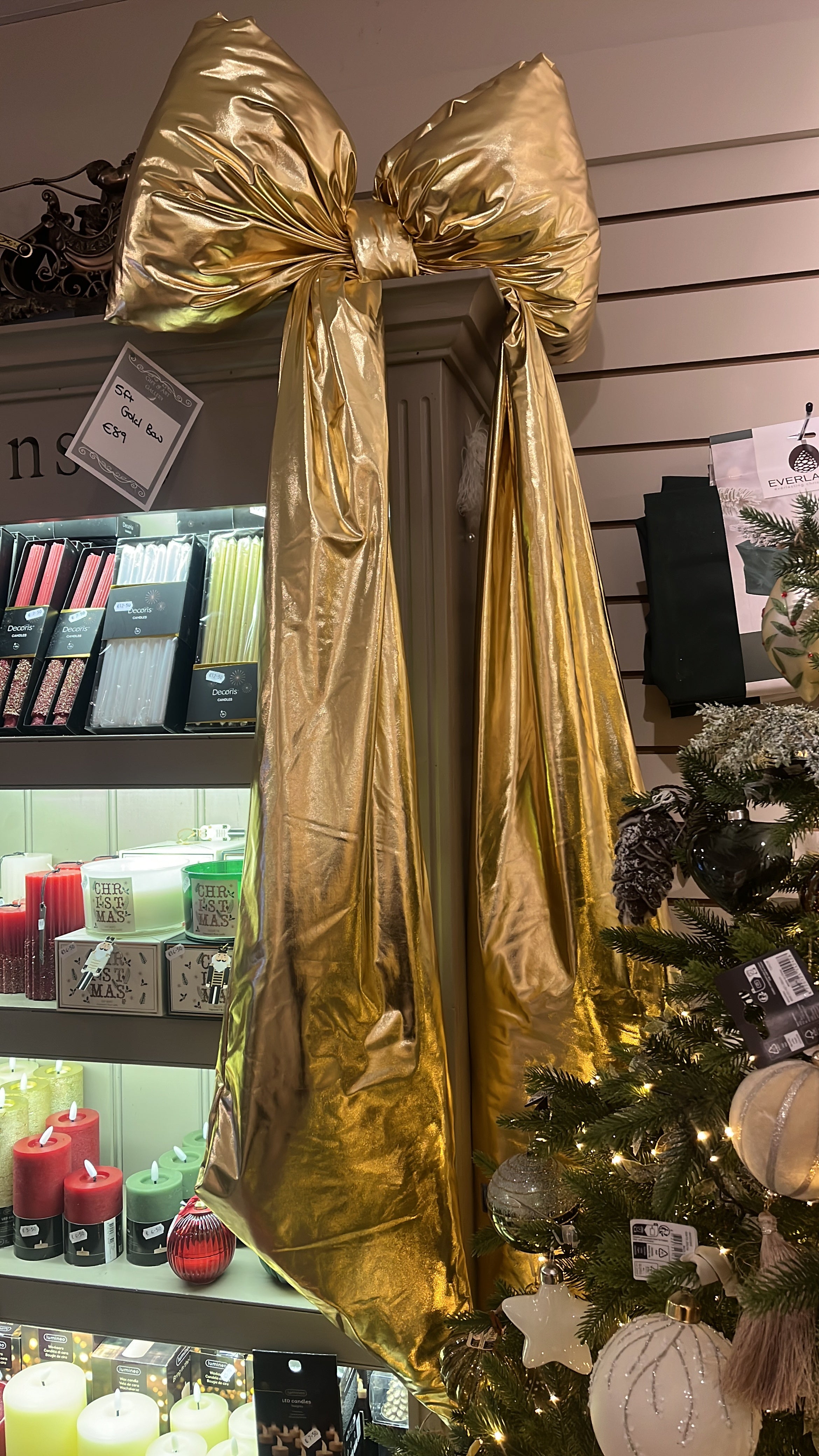Extra Large Gold Bow