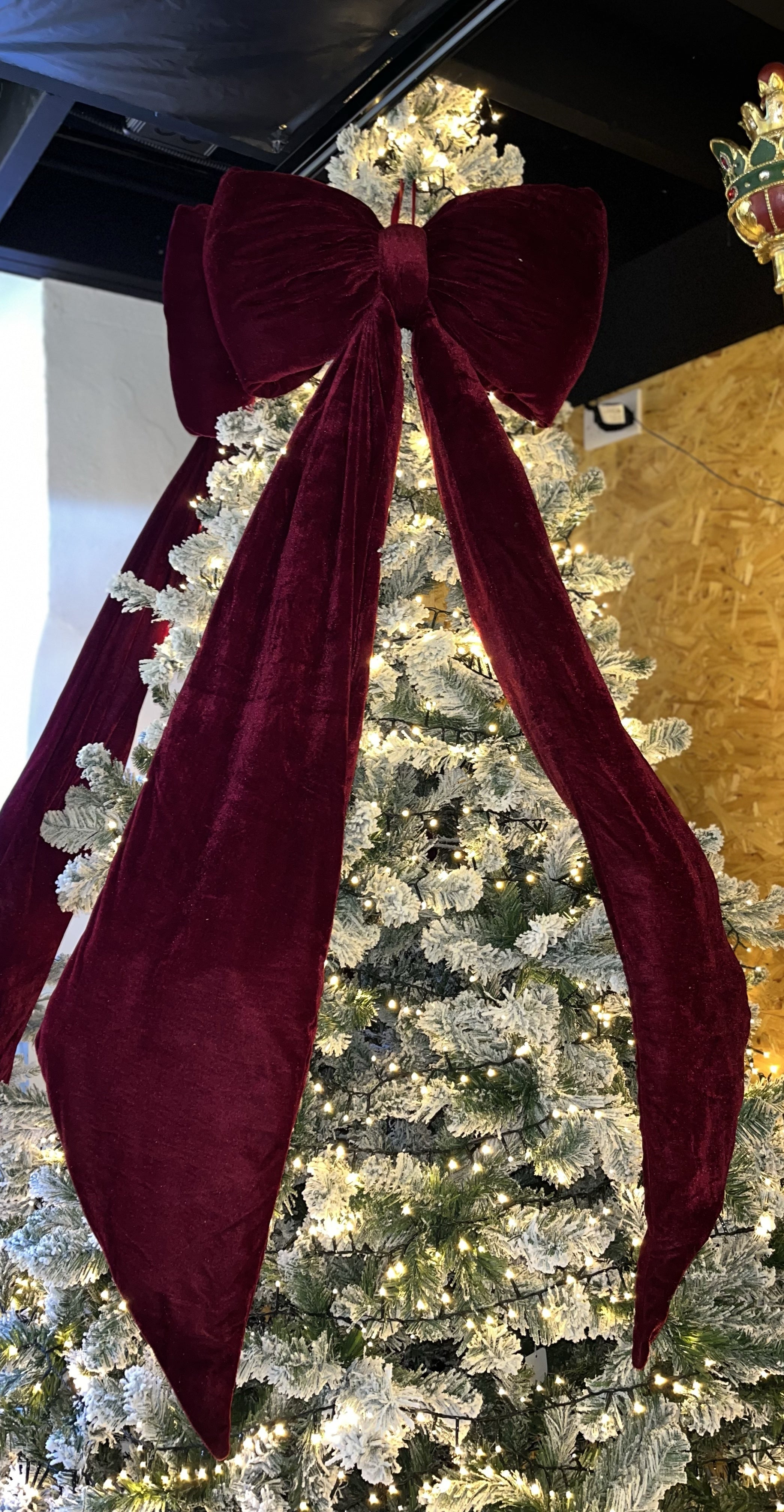 Extra Large Burgundy Bow