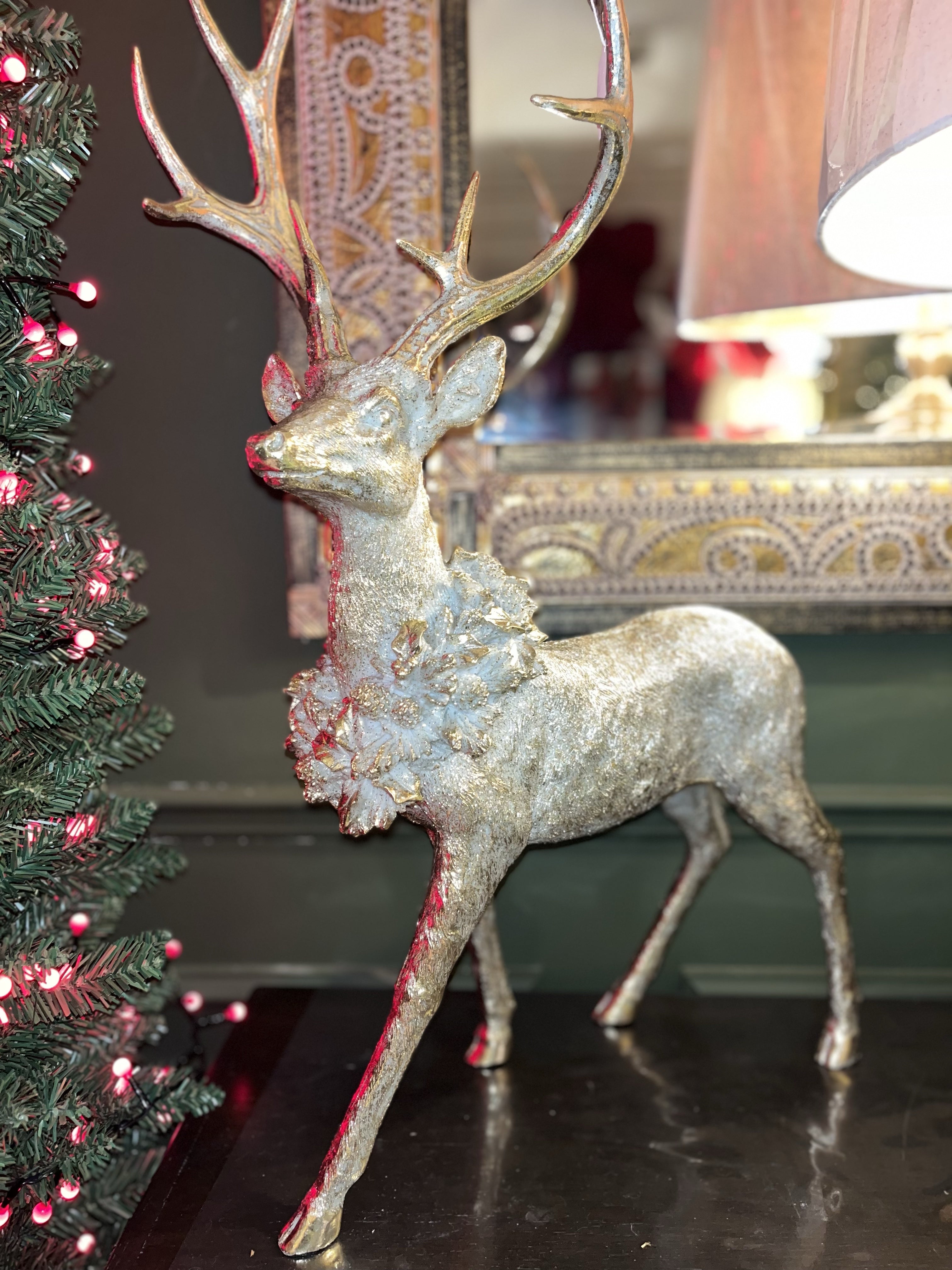 Gold Standing Deer
