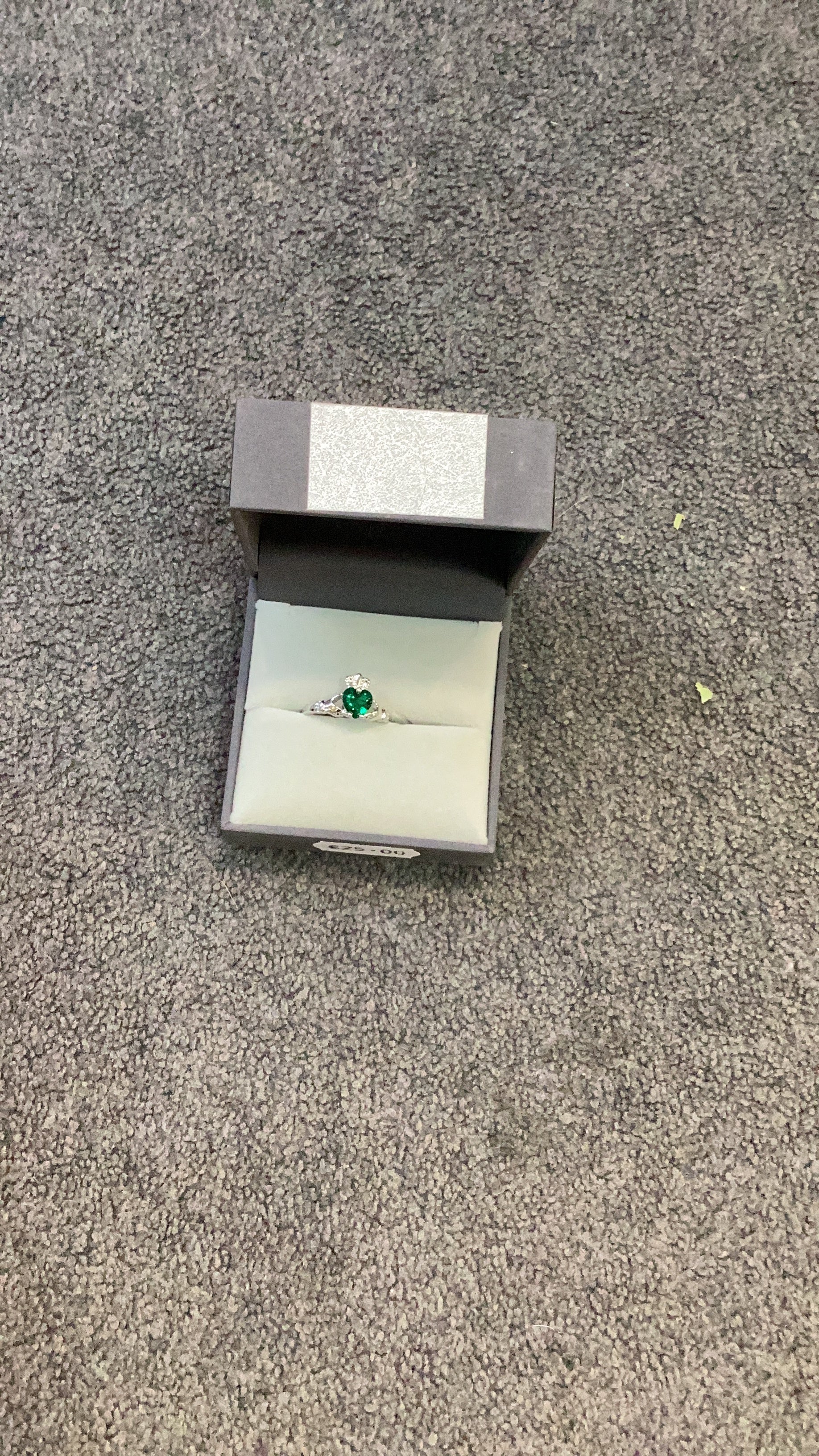 600384 Silver Cladadgh Ring