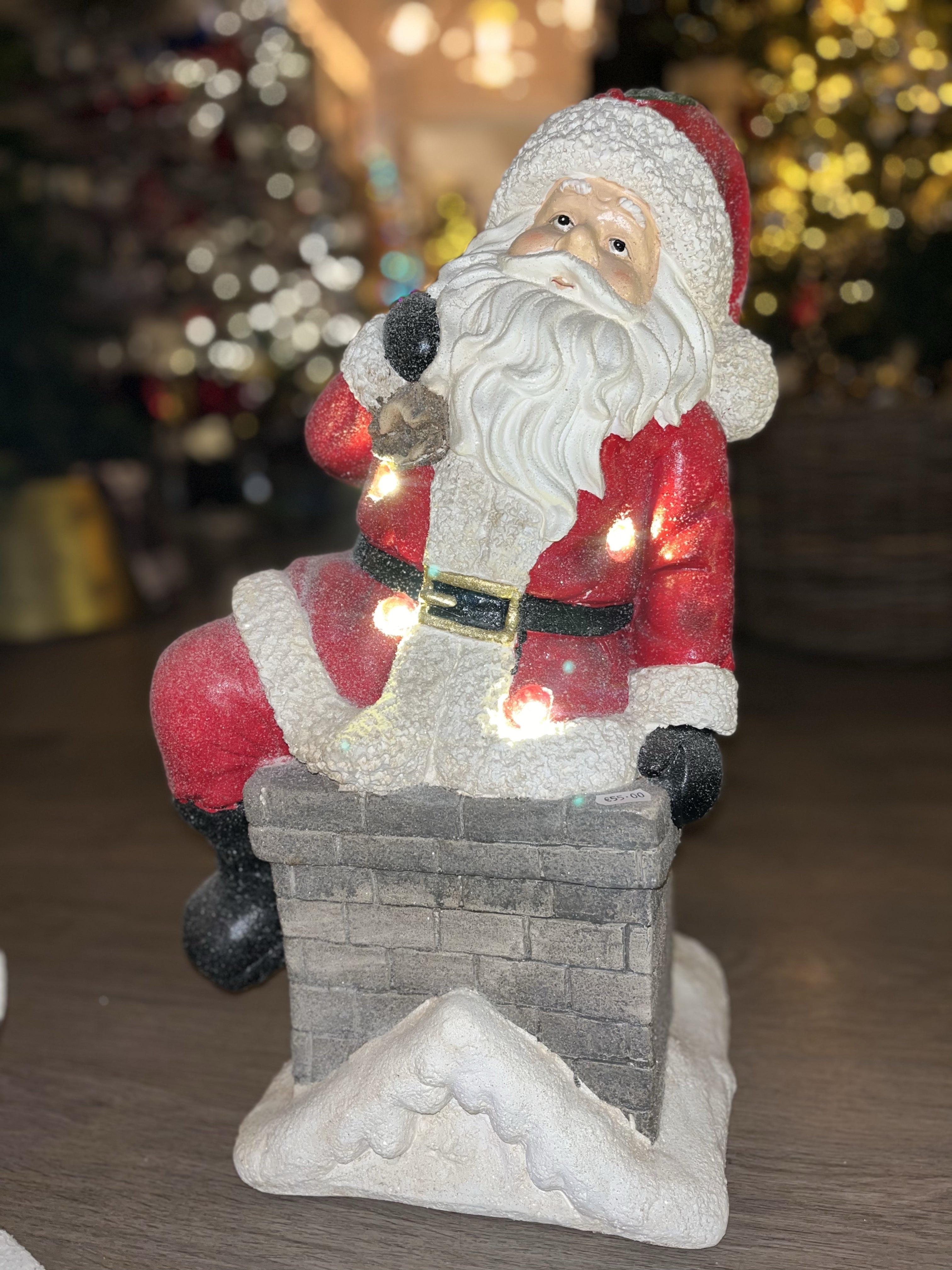 Santa in Chimney