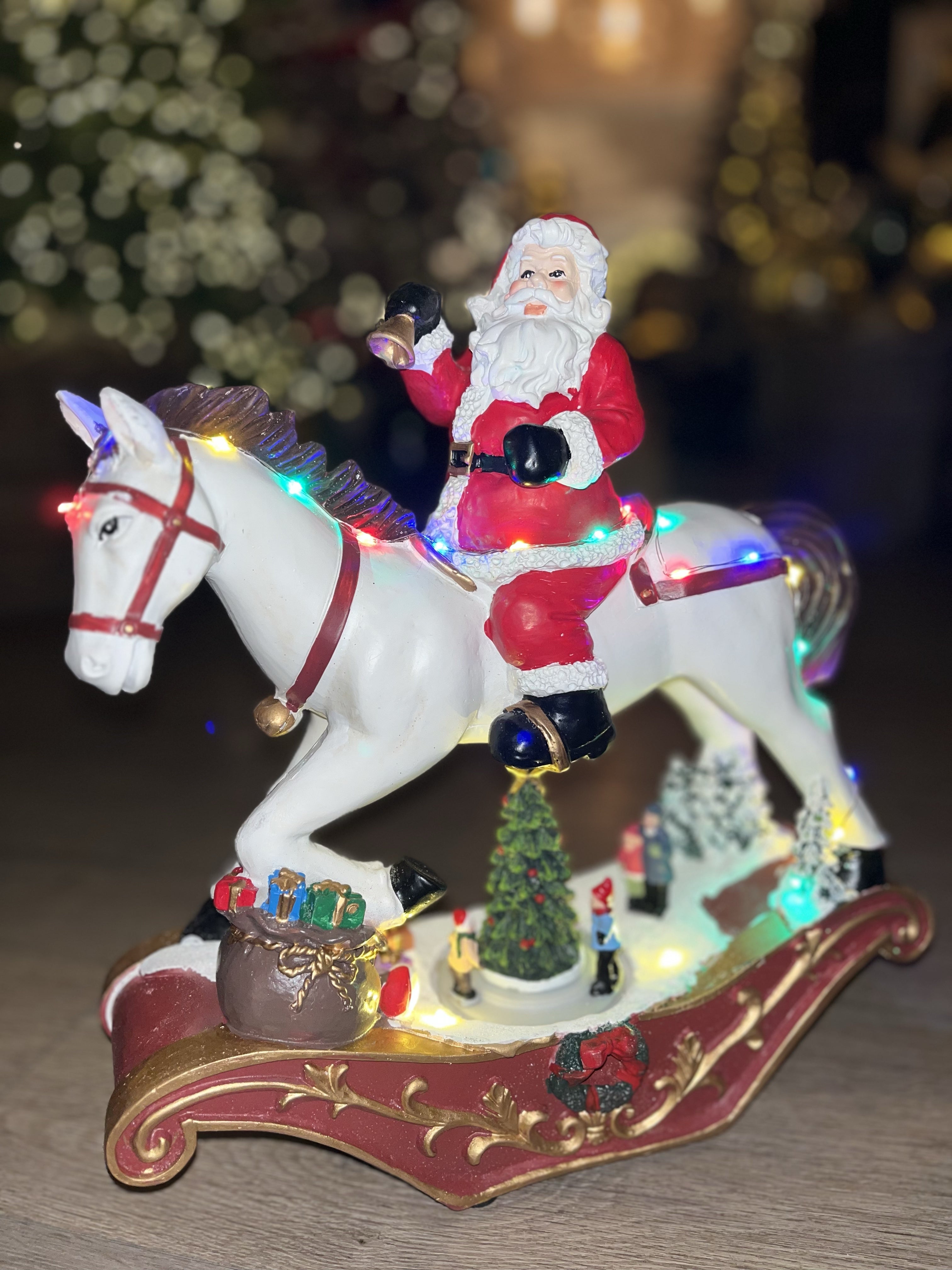 Santa Claus on Rocking Horse