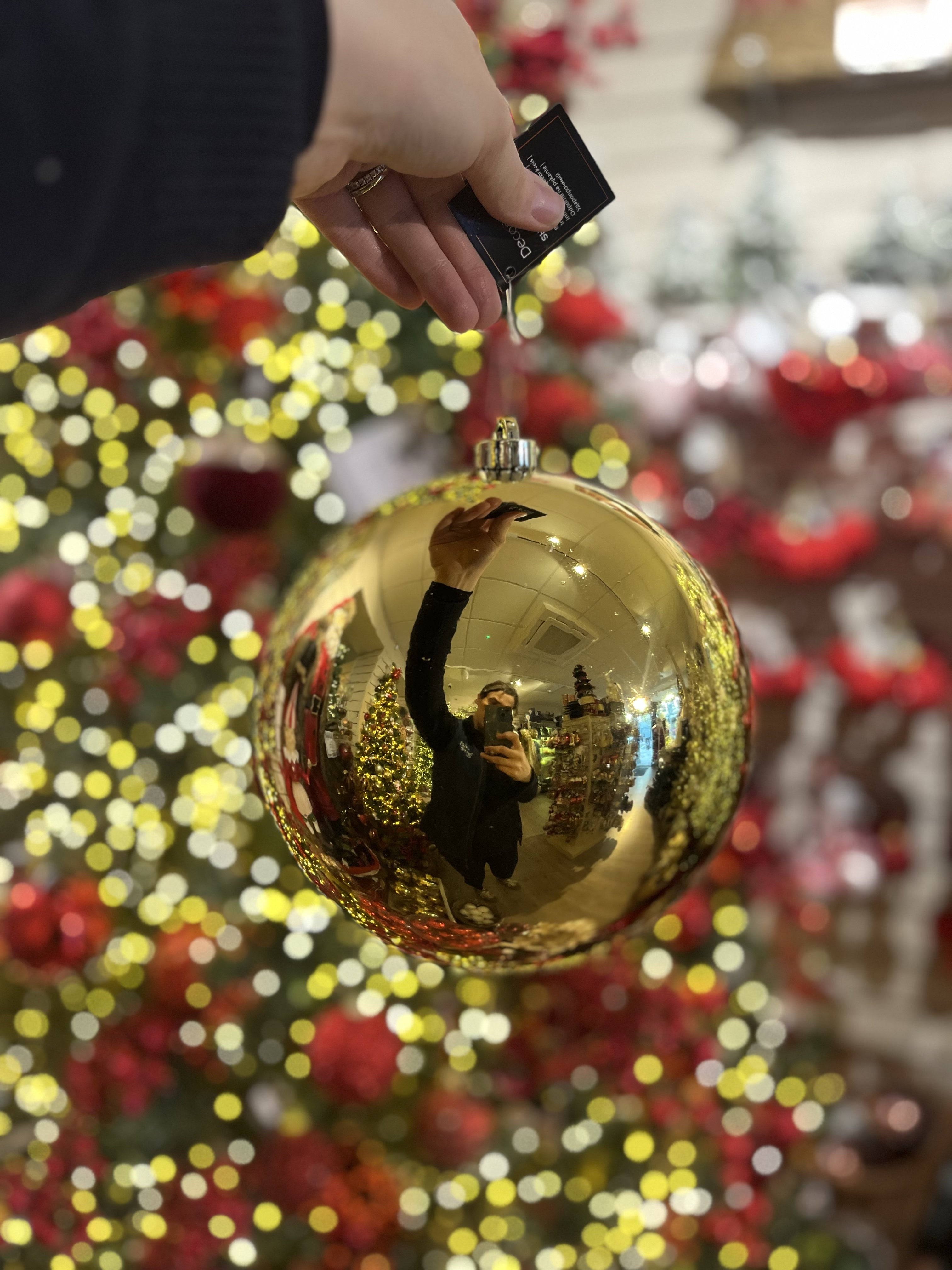 Shiny Gold Bauble 20cm