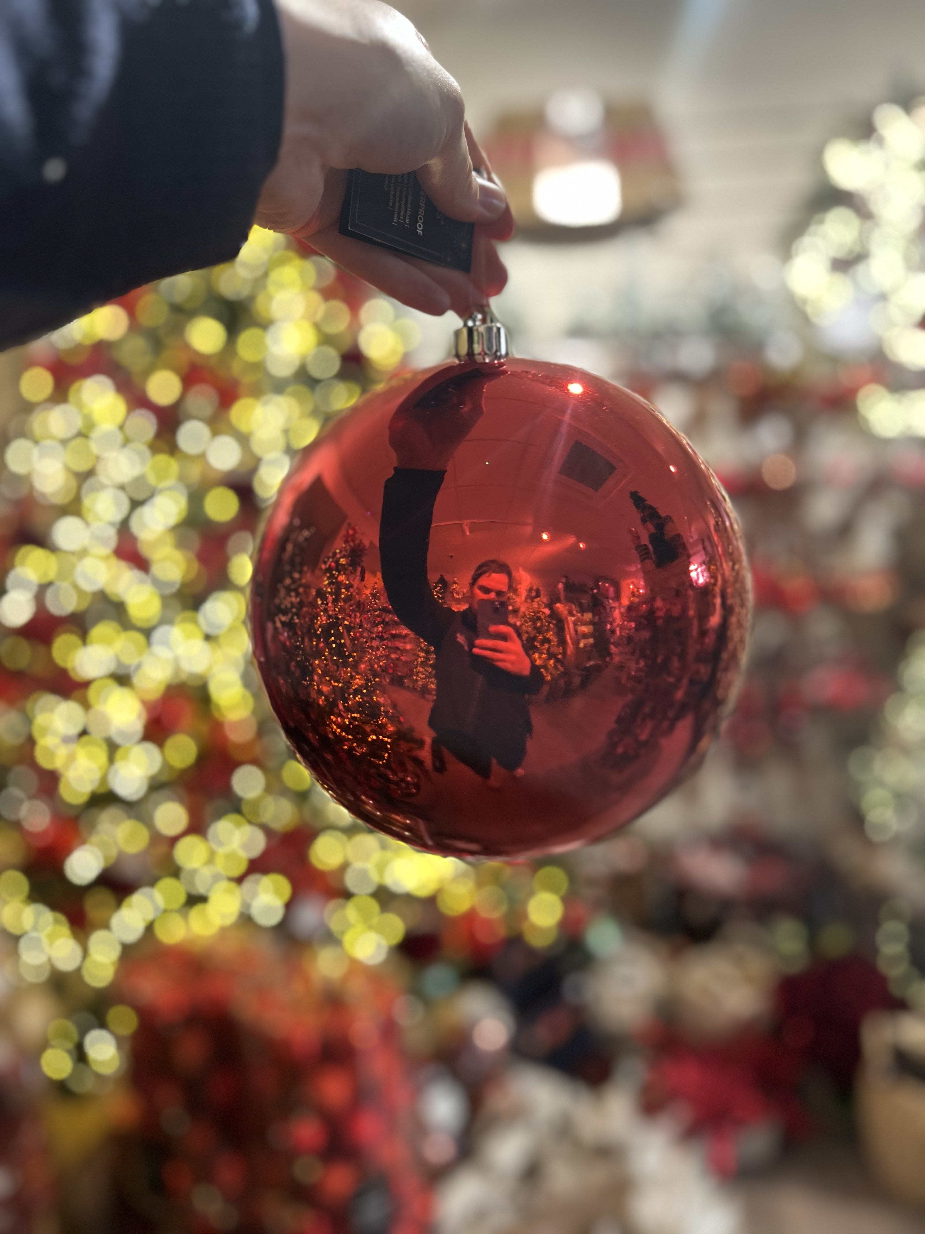 Shiny Red Bauble 20cm