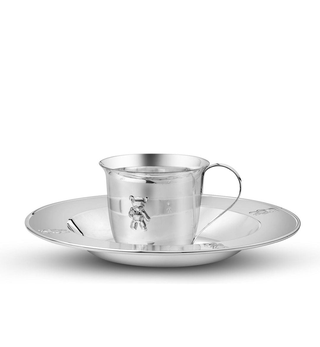 Teddy Bear Cup & Plate Set