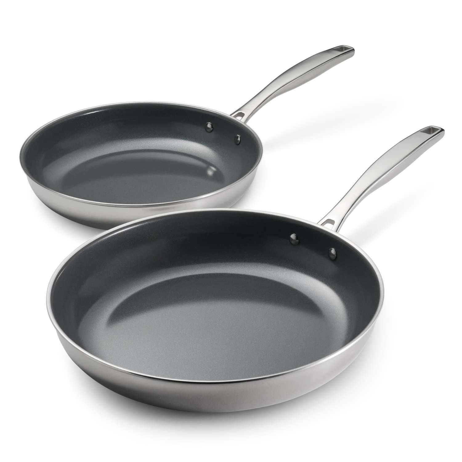 Tramontina Tri Ply Clad Ceramic Frying Pan Set