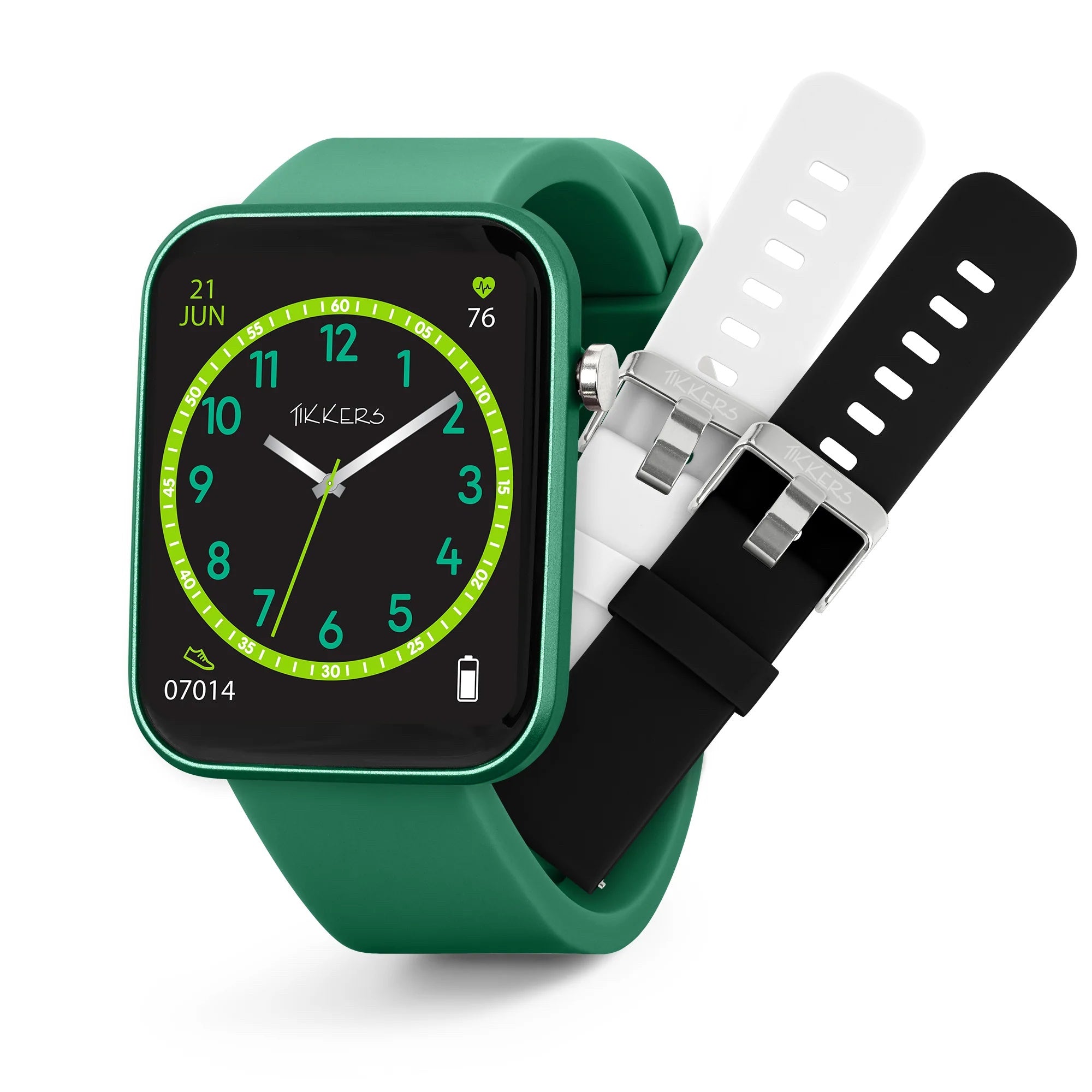Tikkers Smart Watch Set With Interchangeable Straps
