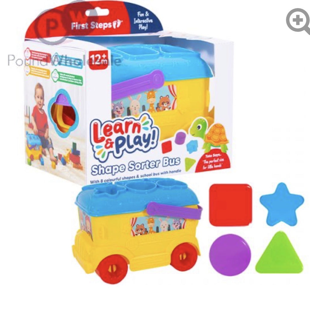 SHAPE SORTER  SCHOOL BUS