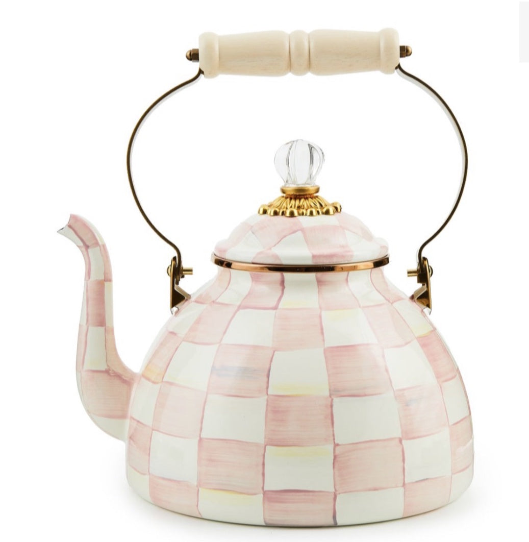 Rosy Check 3 Quart Tea Kettle