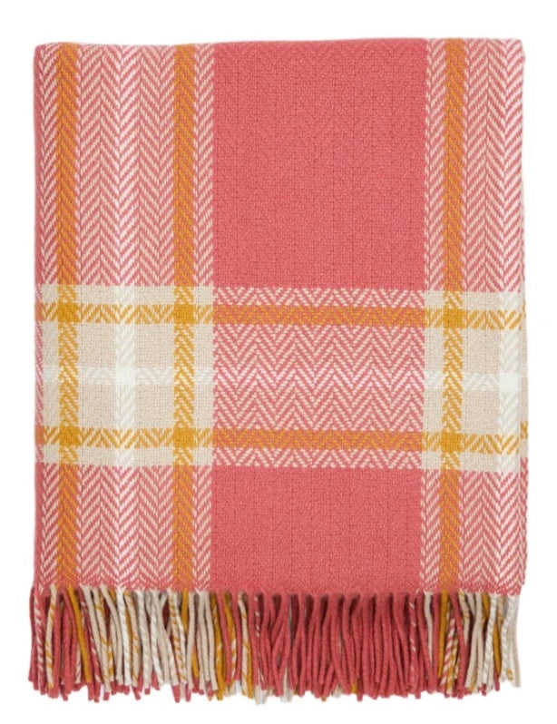 MACHA W/C THROW   (Terracotta check)