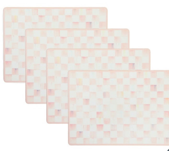 Rosy Check Placemats