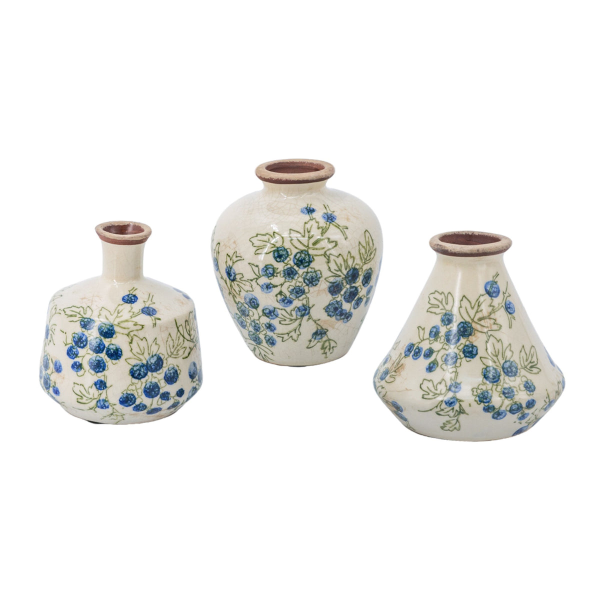 Berry Mini Vase Set of 3