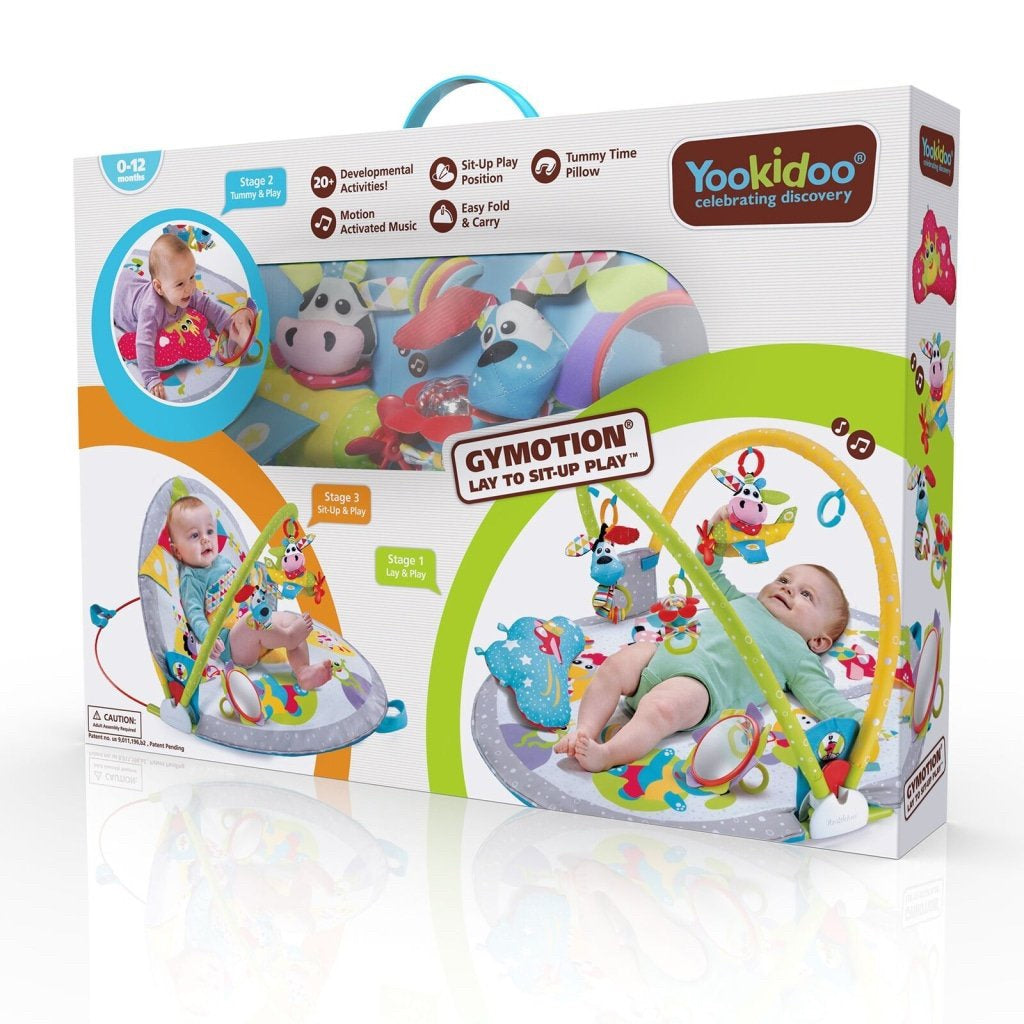 Yookidoo Gymotion Lay To Sit - Up Play Activity Mat
