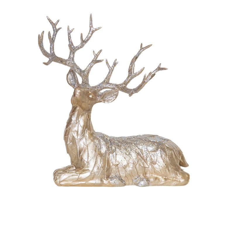 Sitting Champagne Deer