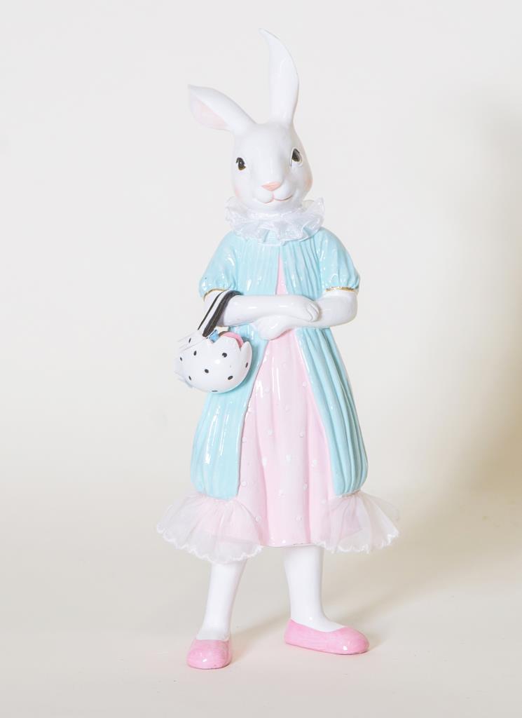 Bunny with Blue Dress